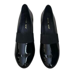 David Tate Black Patent Leather Heels Women's Size 9 N Narrow Comfort